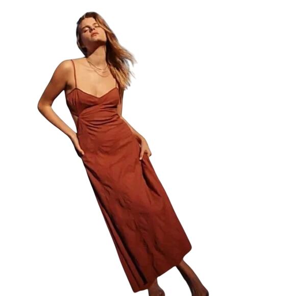 Free People Inma Midi Dress Large - Picture 1 of 12